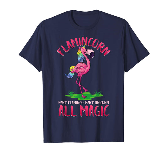 Flamincorn Flamingo & Unicorn T-Shirt