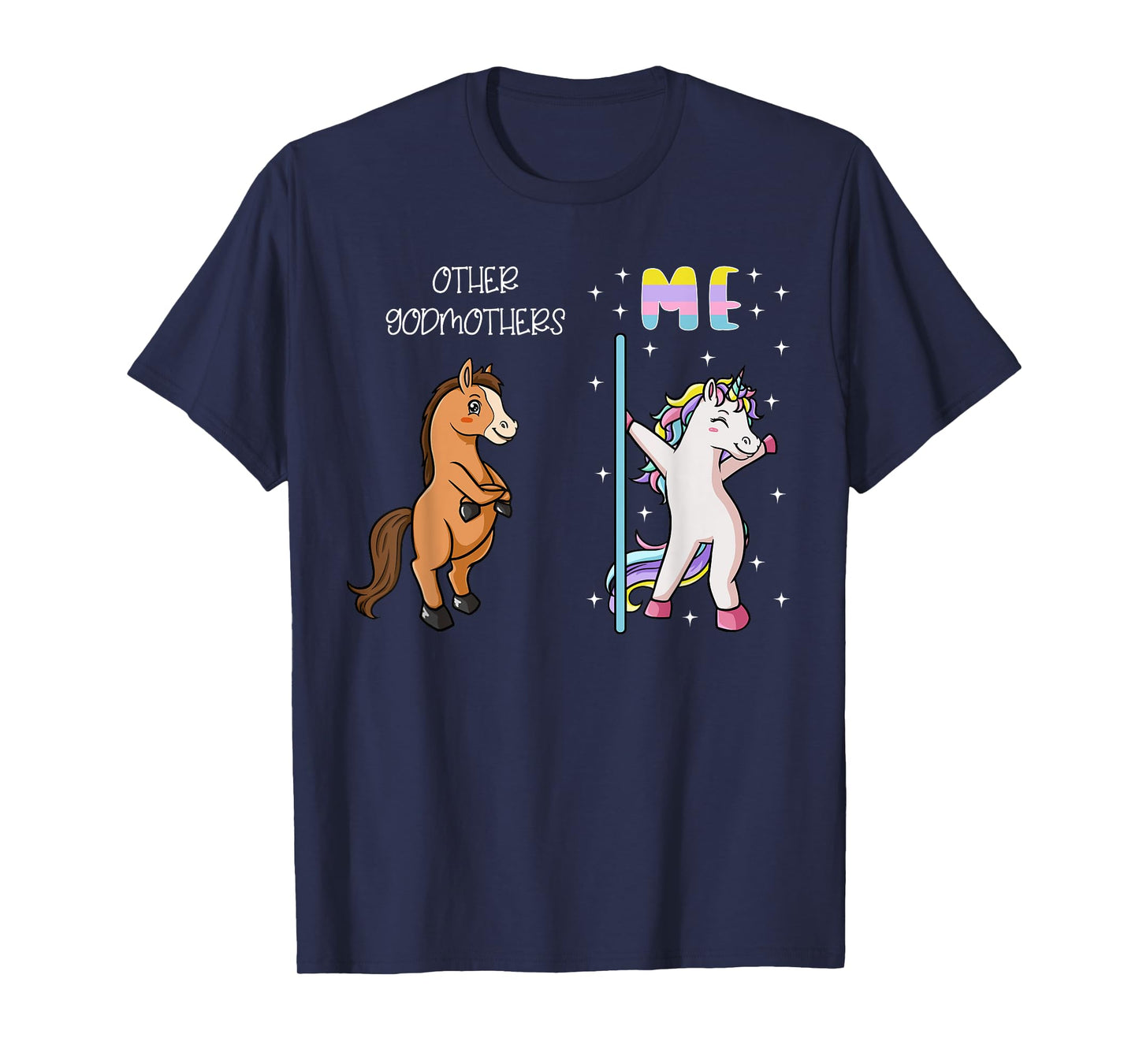 Other Godmother Me A Unicorn Dancing Godparents Day T-Shirt