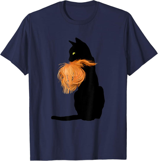 Cat ladies for Kamala, funny, cat, Trump hair, women's T-Shirt