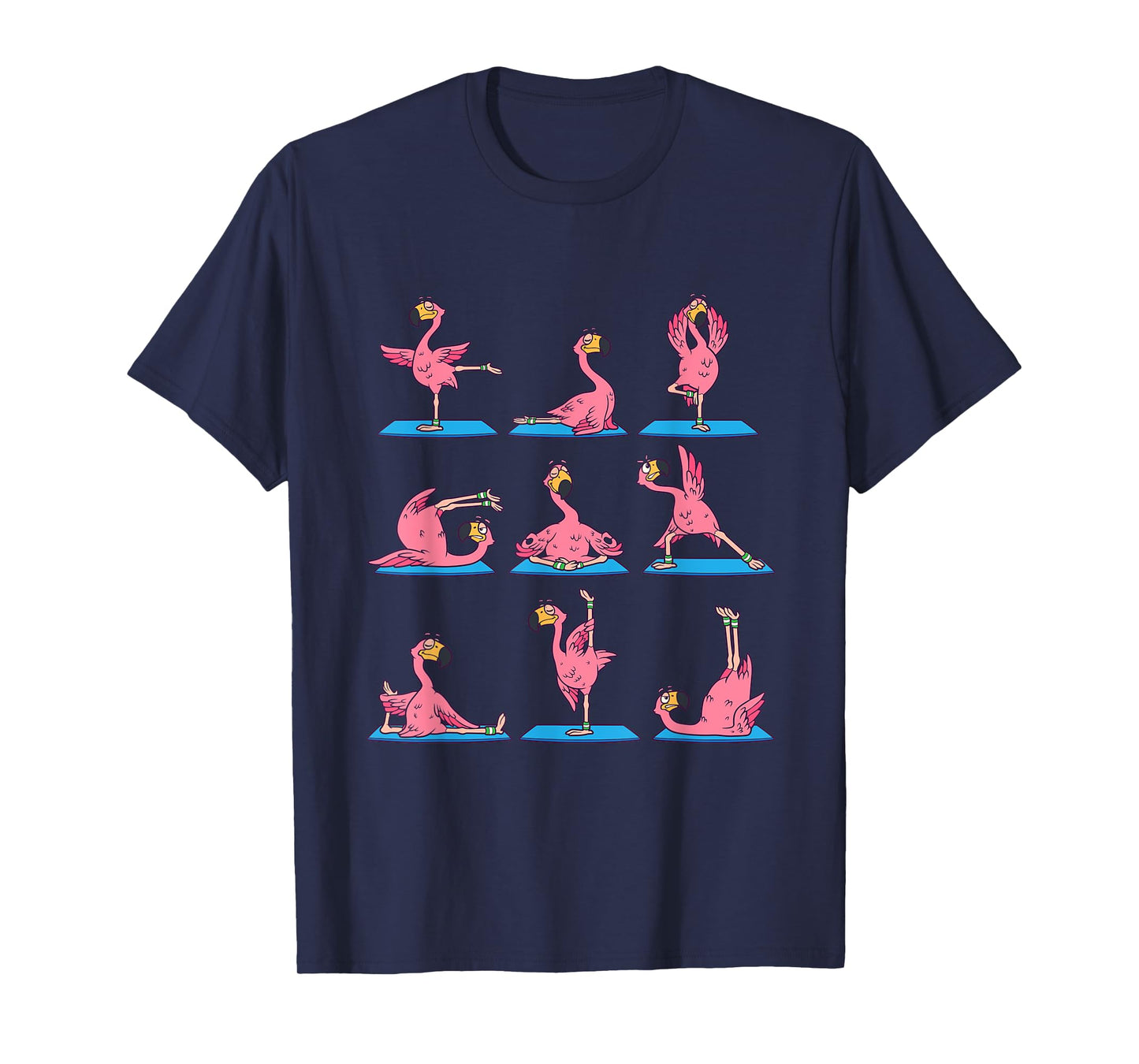 Flamingo Yoga Position Workout Flamingo Bird Gift T-Shirt