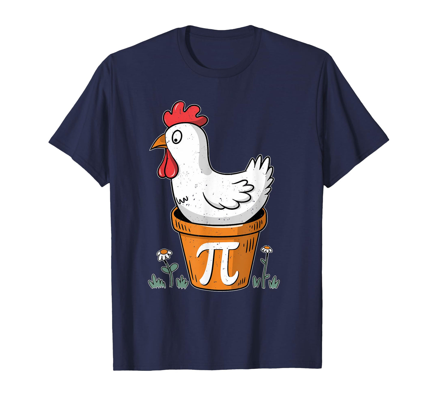 Funny Chicken Pi Day Shirt Math Lover Gift Men Woman Kids T-Shirt