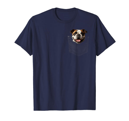Pocket Bulldog Cute Dog Lover Owner Gift T-Shirt