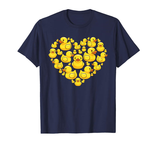 Rubber Ducky Art For Kids Boy Girl Toddler Rubber Duck Lover T-Shirt
