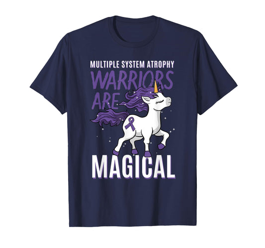 Multiple System Atrophy Unicorn Neurodegenerative Disorder T-Shirt