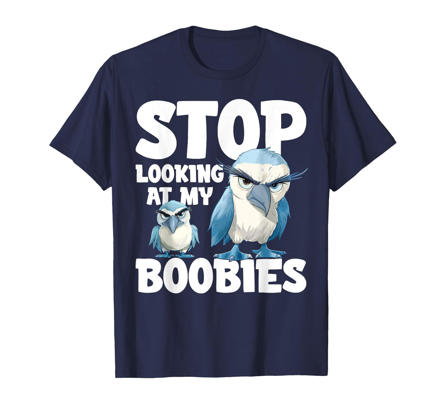 Blue Footed Booby Seabird Galapagos Islands Blue Foot Boobie T-Shirt