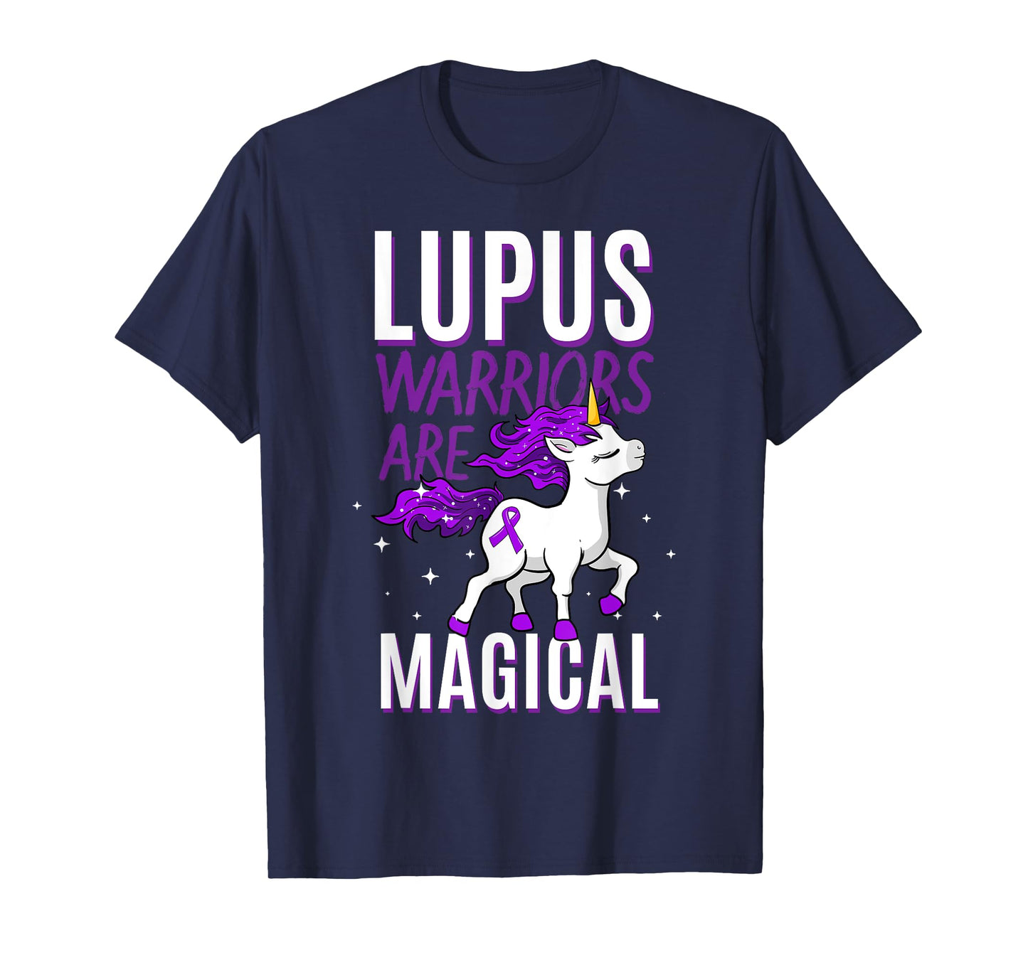 Lupus Warrior Magical Unicorn Autoimmune Disease Malar Rash T-Shirt