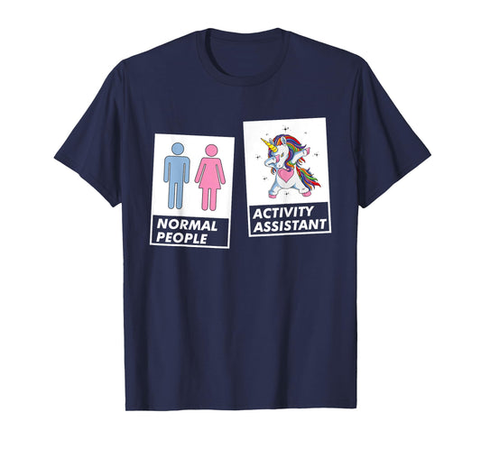 Dabbing Unicorn Activity Assistant Coordinator Professional T-Shirt
