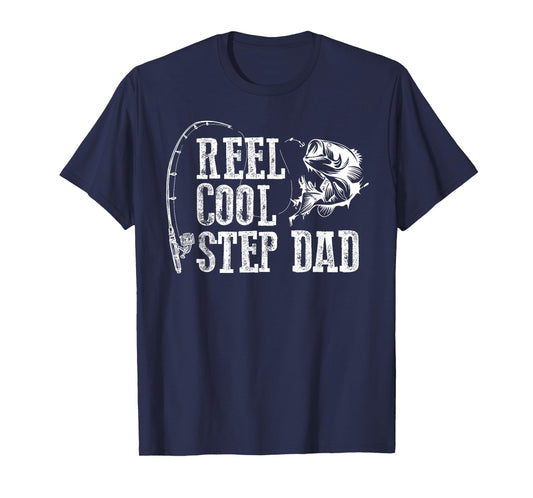 Stepfather Fishing: Roll Cool Stepfather Gift T-Shirt