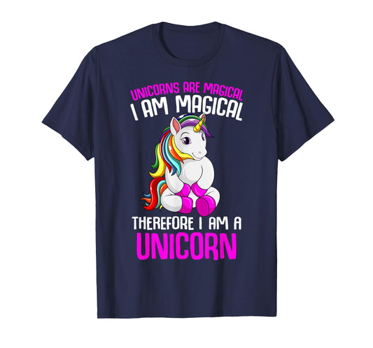 Unicorns Are Magical Unicorn Lover Kids Girls Youth Women T-Shirt