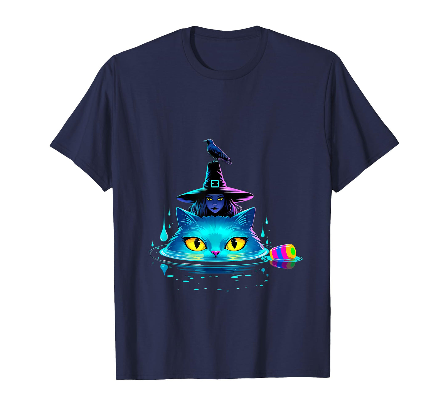 Cute Derpy Tiger and Bird Japanese Art T-Shirt