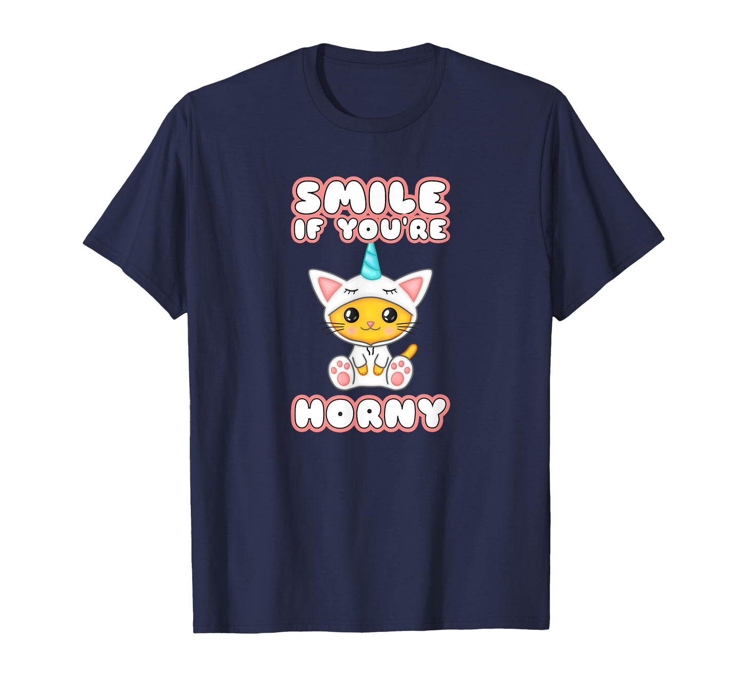 Smile if Horny Little Space DDLG Clothes BSDM Submissive Sex T-Shirt