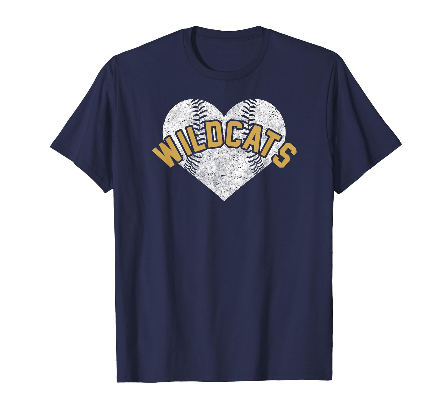 Wildcats Baseball Softball High School Team Mascot Mom T-Shirt