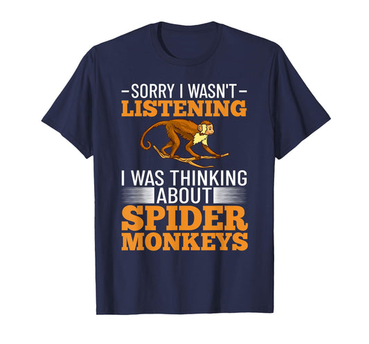 Spider Monkey Funny Animals Cute Pet T-Shirt