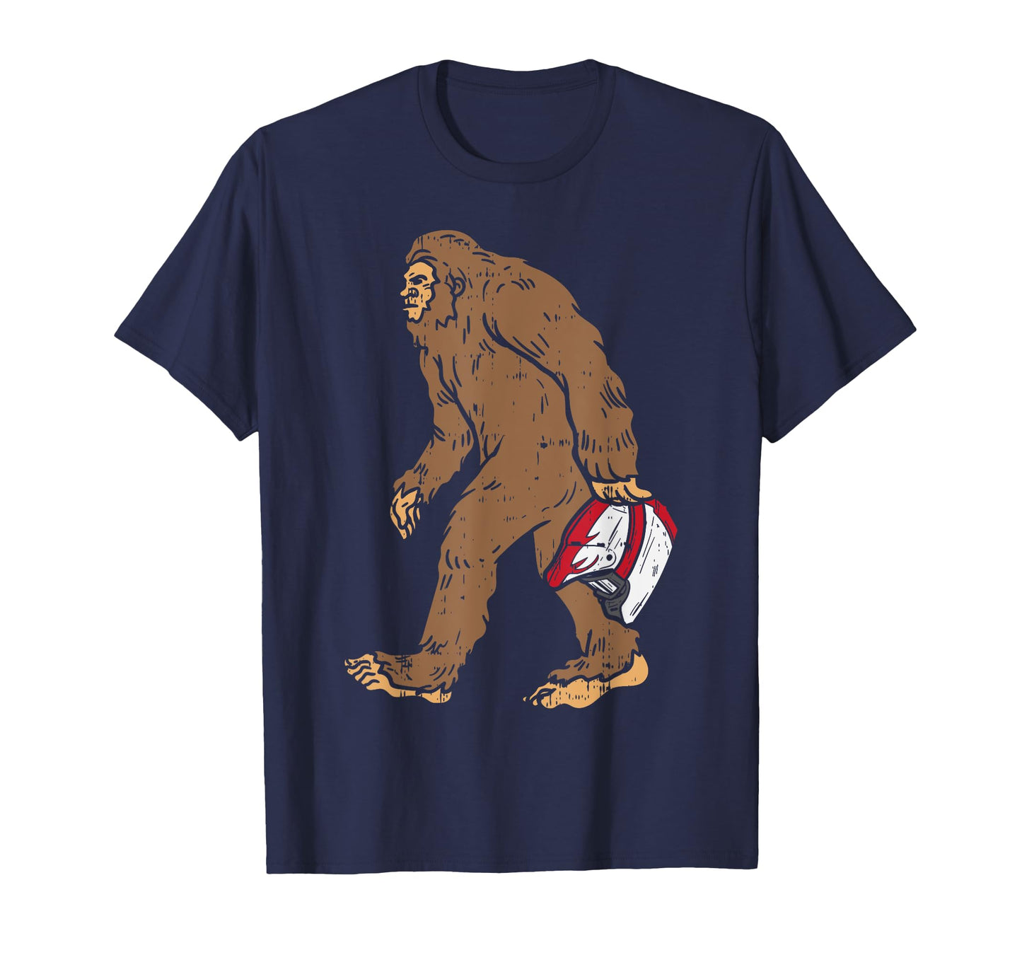 Bigfoot Sasquatch Motocross Funny Dirt Track Racing Gift T-Shirt