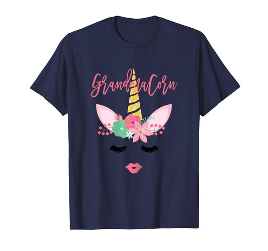 Grandmacorn Unicorn Grandma T-Shirt