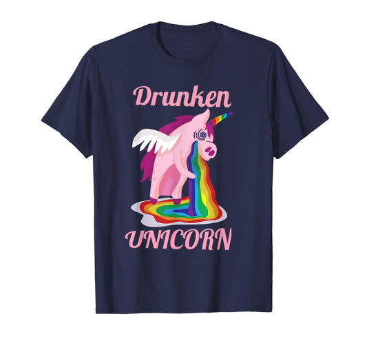 Drunken Unicorn Adult Gift T-Shirt T-Shirt