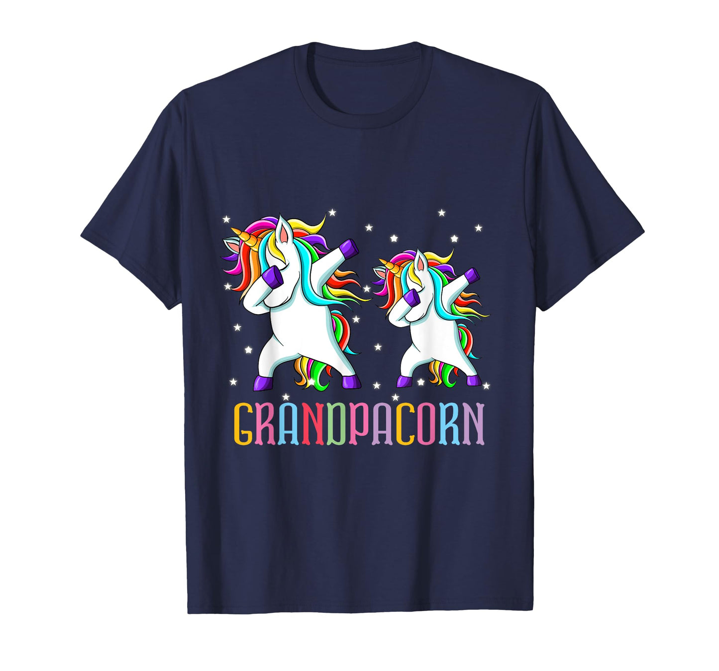 Funny Unicorn Grandpa Fathers Day 2022 Grandpacorn T-Shirt