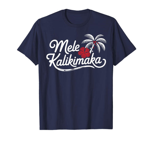 Mele Kalikimaka Tropical Christmas Hawaiian Xmas T-Shirt