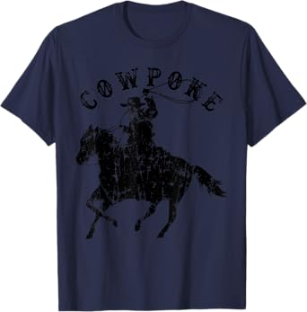 Western Cowpoke I'm Just a Cowpoke In The Big Rodeo Retro T-Shirt