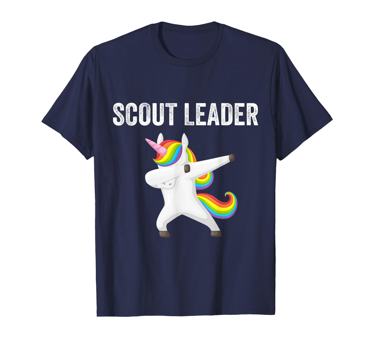 Scout Leader Dabbing Unicorn Funny Scouting Gift T-Shirt