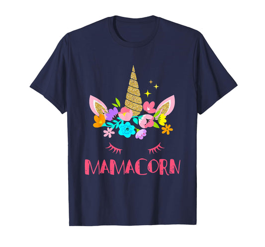 Funny Mamacorn Unicorn Costume Mom Mother's Day T-Shirt