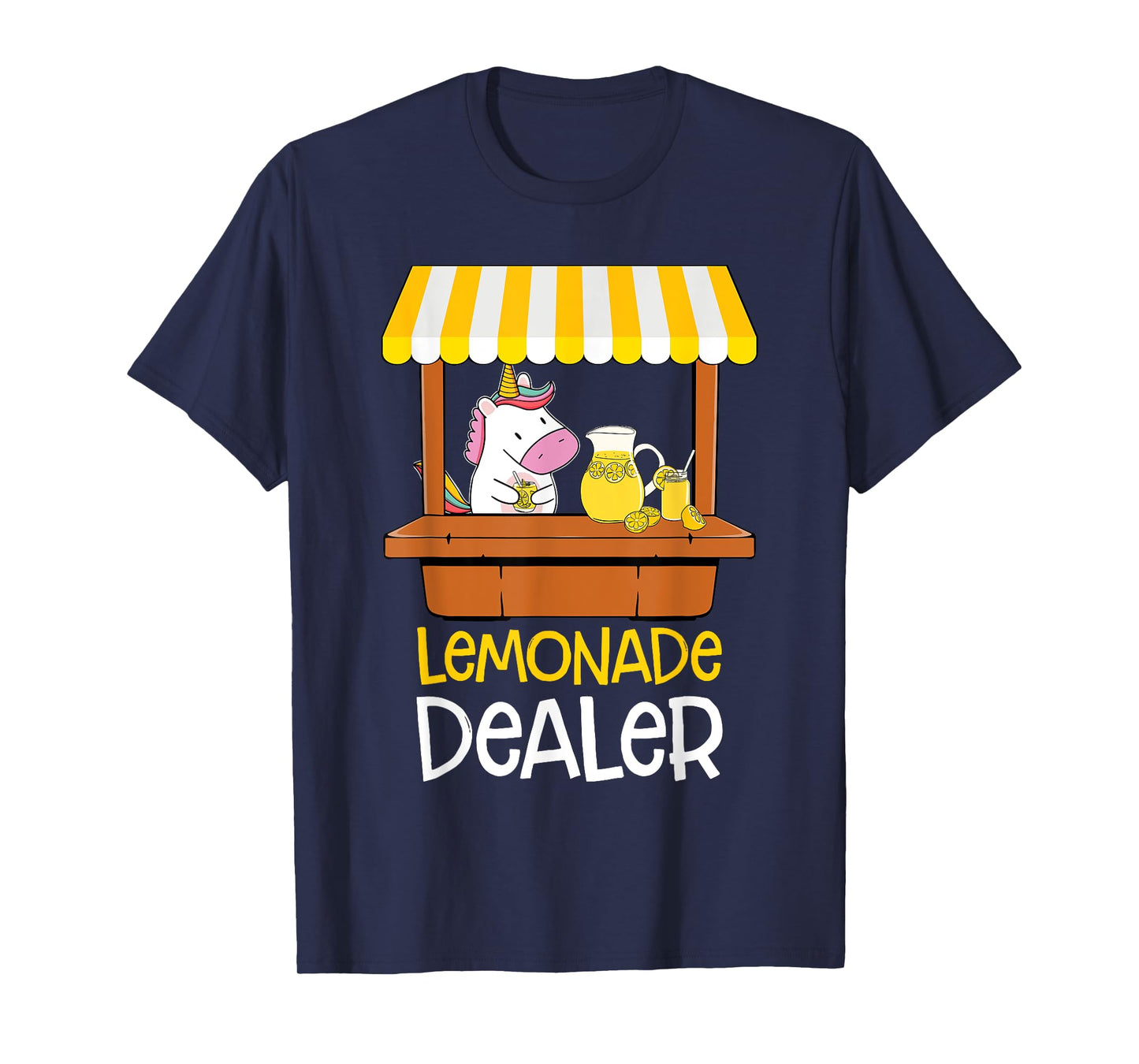 Lemonade Stand Dealer Unicorn Refreshing Lemon Kids T-Shirt