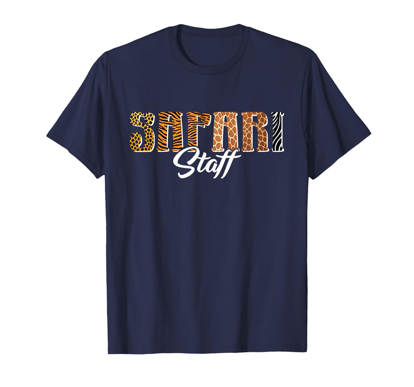 Safari Staff Wild Zoo Jungle Animal Birthday Matching Family T-Shirt