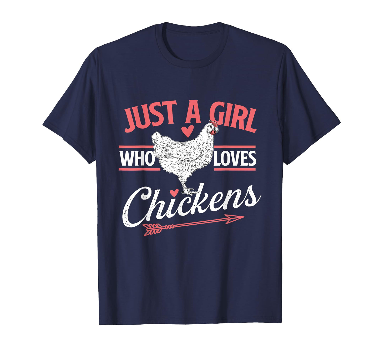 Just A Girl Who Loves Chickens - Chicken Lover Poultry Owner T-Shirt
