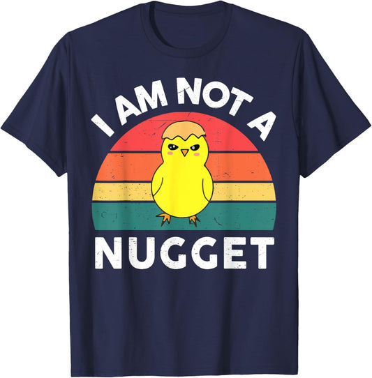 CAT Vegan-Shirt I Am Not Nugget Men Women Funny Vegetarian Gift T-Shirt