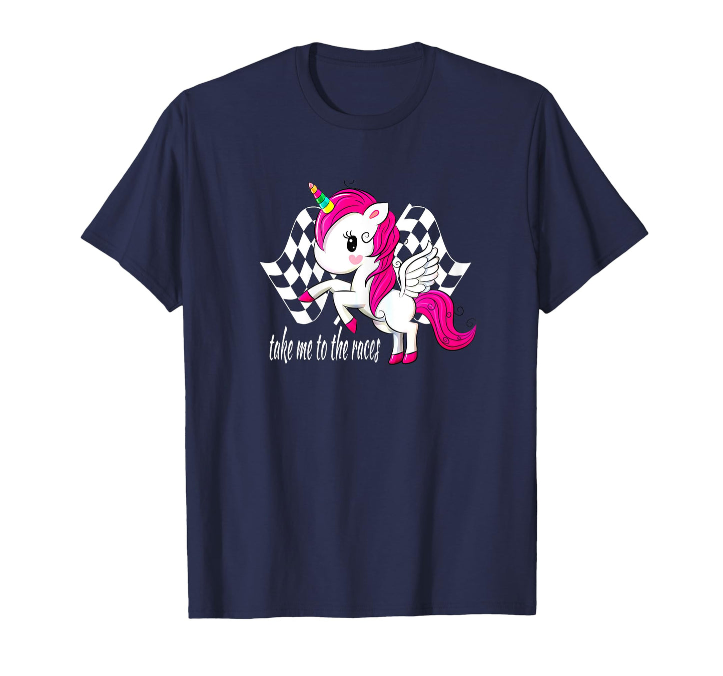 Dirt Track Racing Shirt Take Me To The Races Checkered Flag T-Shirt