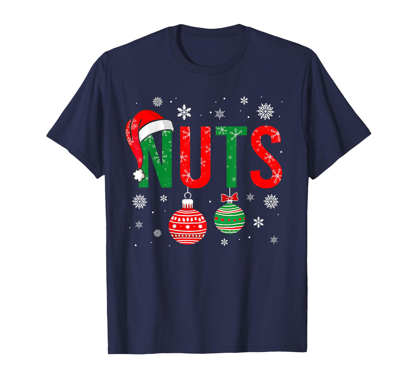 Chest Nuts Christmas Funny Matching Couple Pajama Chestnuts T-Shirt