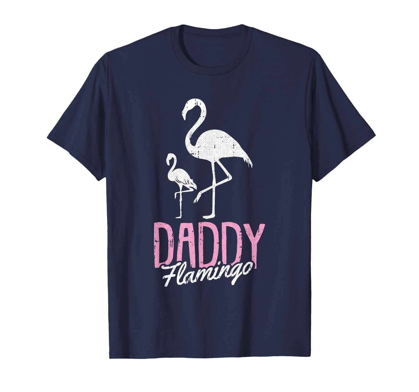 Daddy Flamingo Fathers Day Cute Bird Summer Papa Dad-a Pops T-Shirt for Men Women Girls Kids