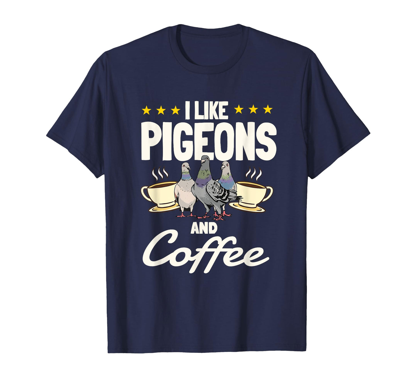 Homing Pigeons Racing Coffee Lover T-Shirt