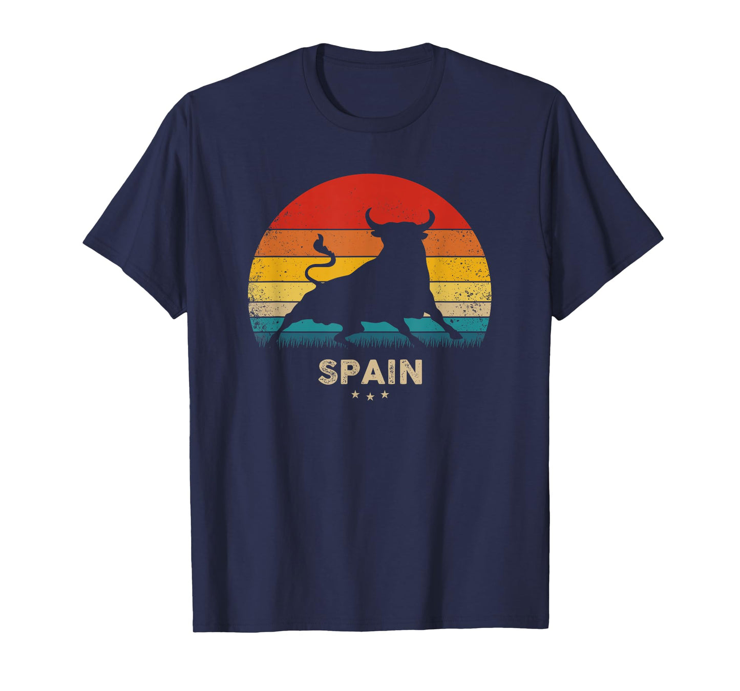 Vintage Bull Silhouette - Spain T-Shirt