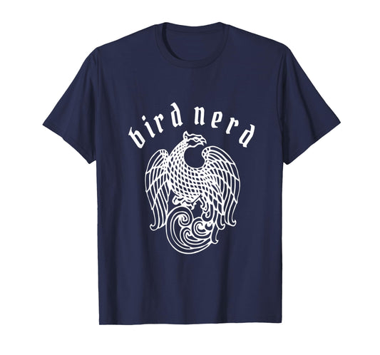 Bird Nerd T-Shirt Bird-Watching, Ornithology, Birding Geek