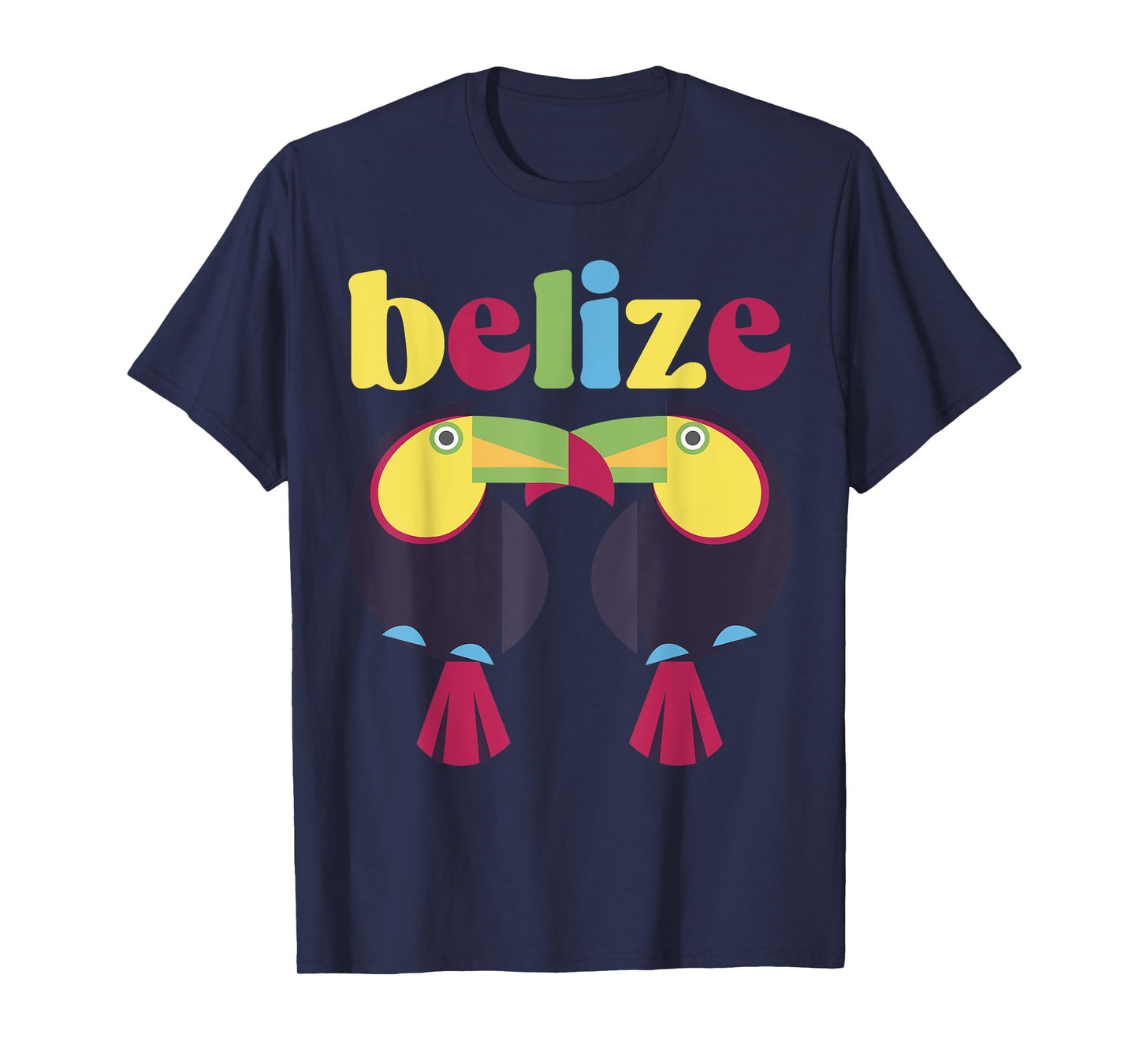 Belize Souvenir Toucan Tropical Birds T-Shirt