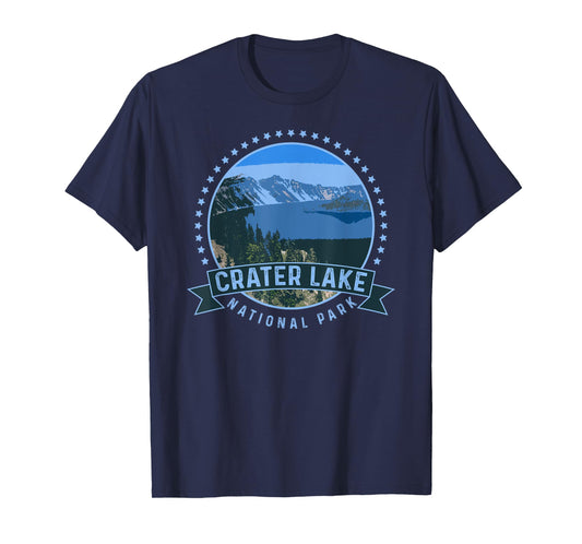 Crater Lake National Park TShirt -Outdoor Camping Hiking Tee T-Shirt