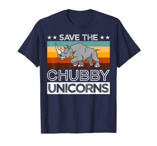 Save Rhinos Chubby Unicorns Rhino Save The Chubby Unicorns T-Shirt