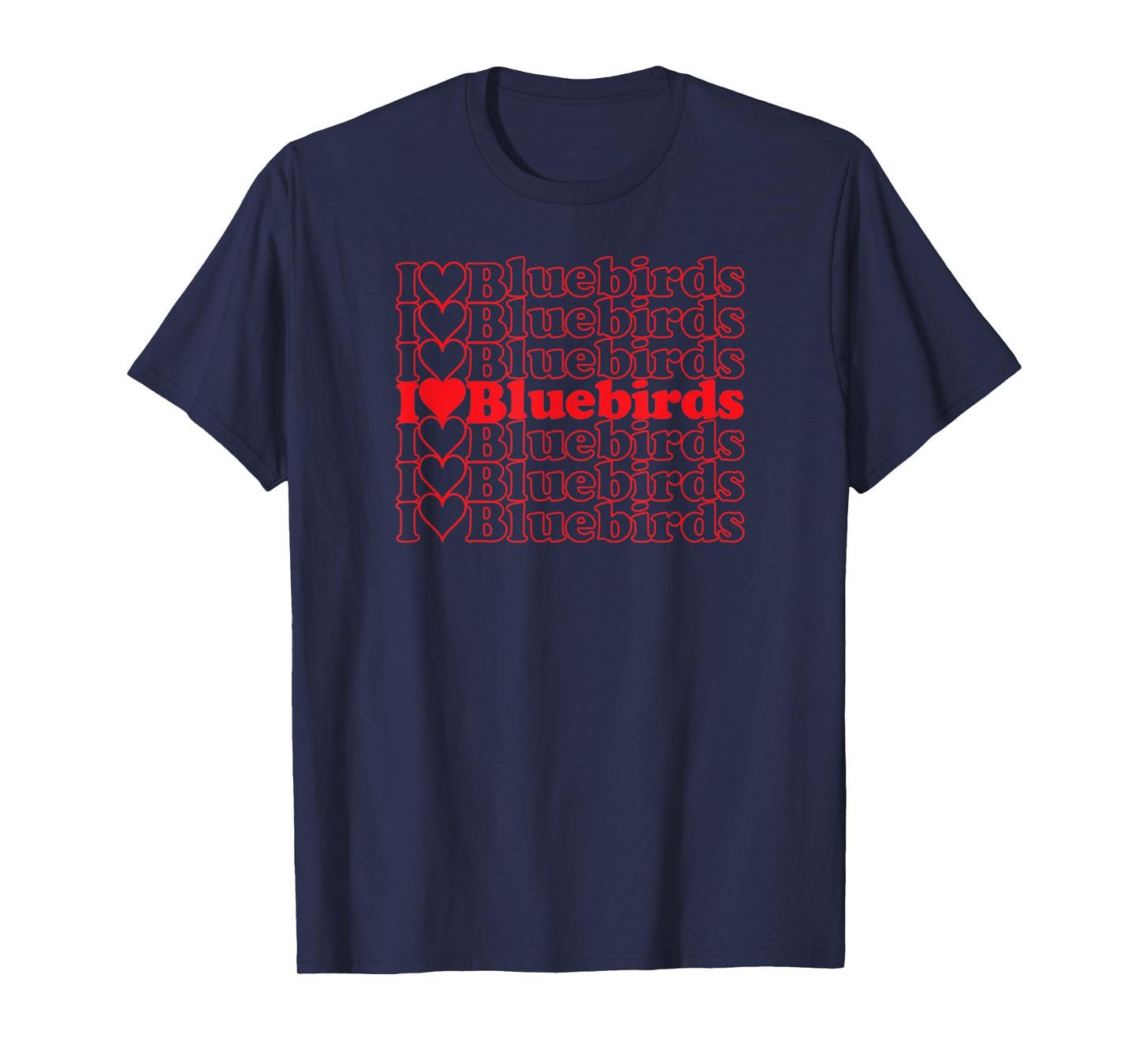 Bluebirds Cool Vintage Inspired Bird Watchers T-Shirt