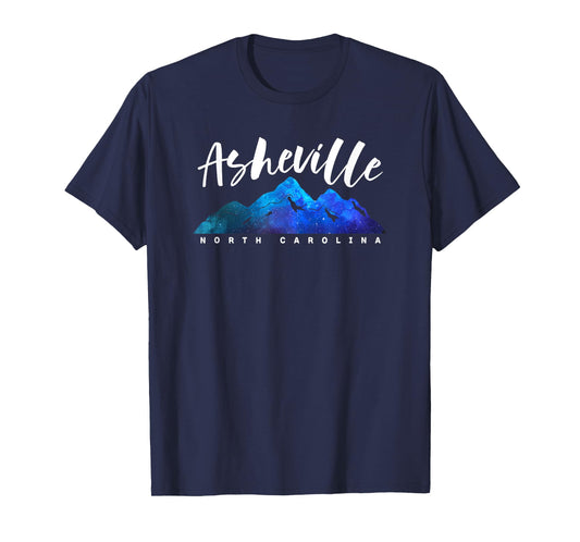 ASHEVILLE NORTH CAROLINA Camping Hiking Skiing Family Trip T-Shirt