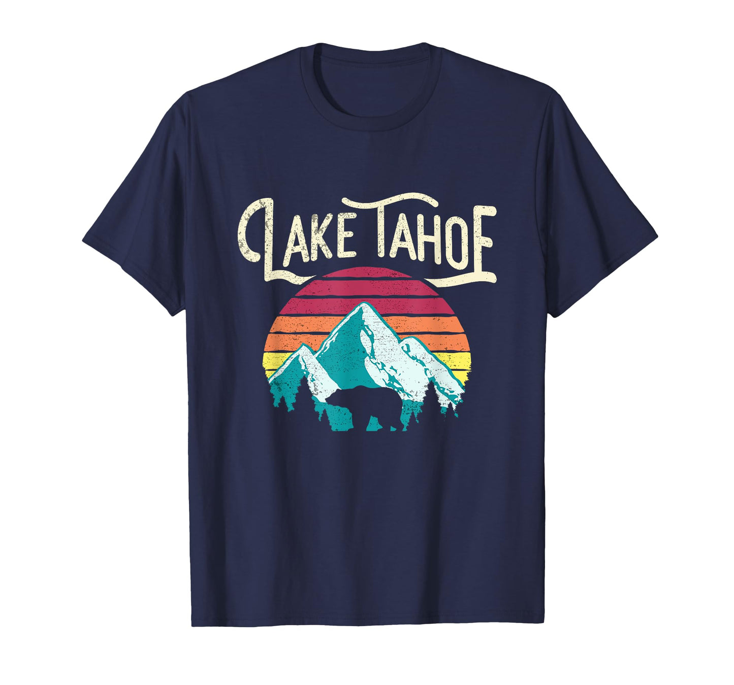 Vintage Lake Tahoe Mountain Retro T-Shirt T-Shirt
