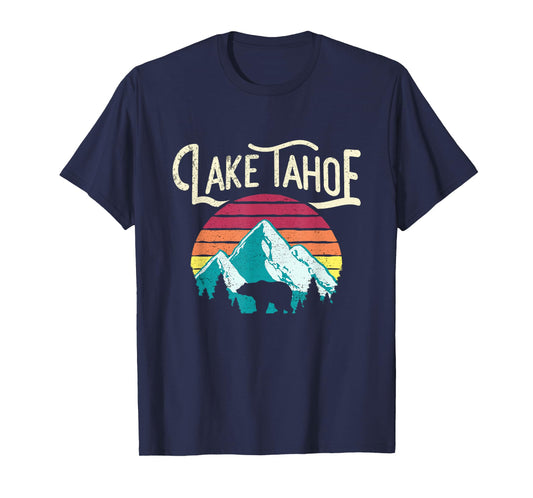Vintage Lake Tahoe Mountain Retro T-Shirt T-Shirt