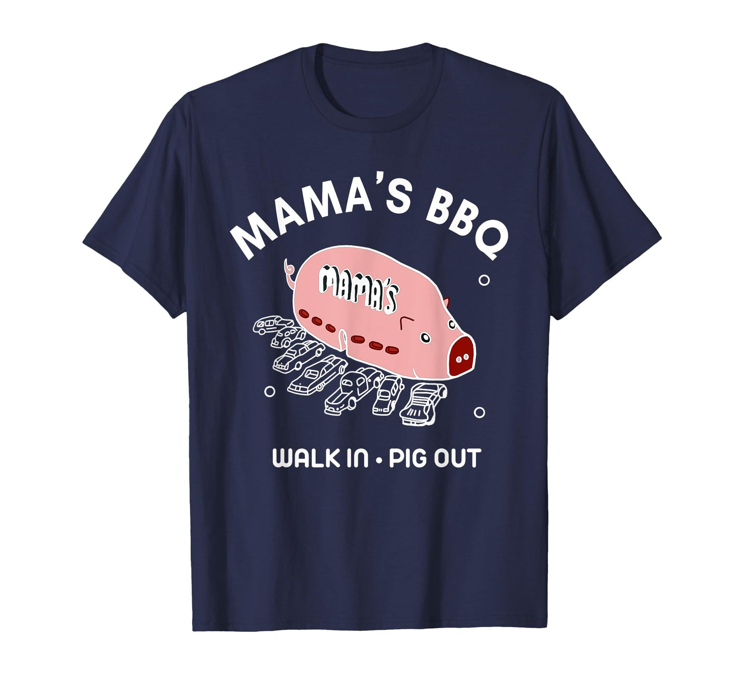 Mama's BBQ Walk In Pig Out Sunny Summer | Paddy's Irish Pub T-Shirt
