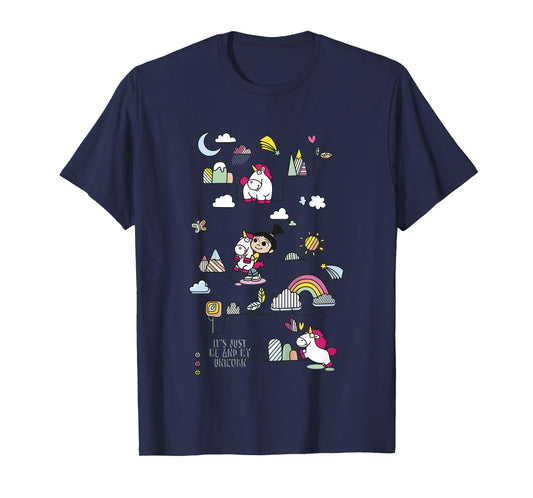 Despicable Me Minions Me And My Unicorn Graphic T-Shirt T-Shirt