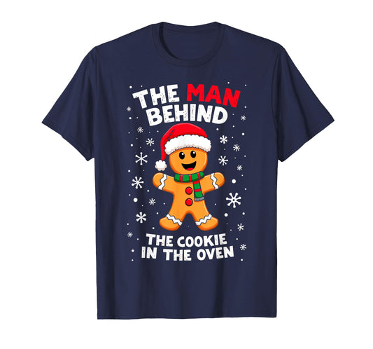 Christmas Funny Gingerbread Joke The Cookie in the Oven T-Shirt