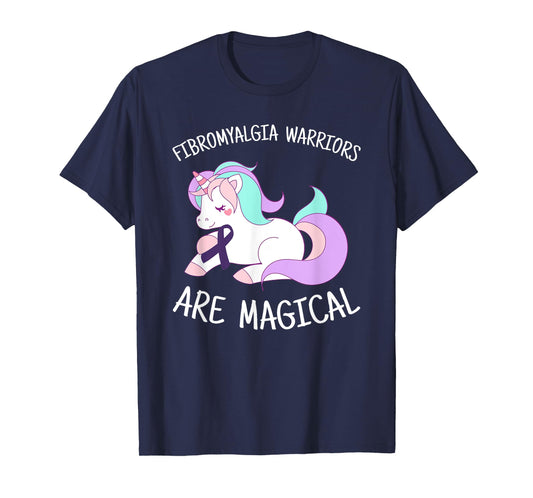 Unicorn Fibromyalgia Warriors Are Magical, Fibro Awareness T-Shirt