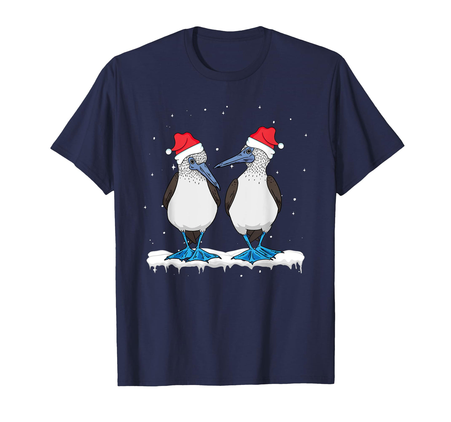 Seabirds Blue-footed Booby Bird Lover Christmas T-Shirt