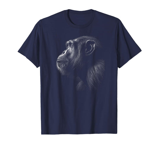 Cute Chimpanzee Monkey Primate Portrait Chimp T-Shirt