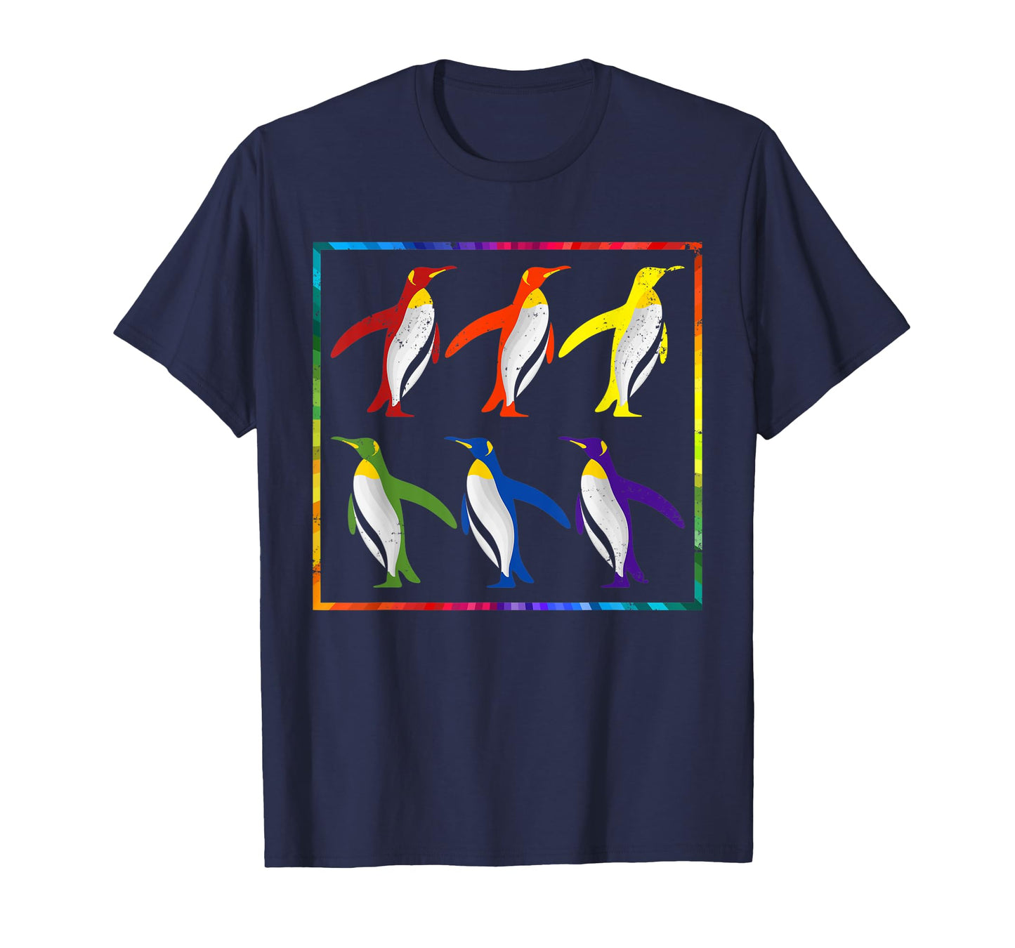 LGBT Flag Rainbow Penguin Gift Pride LGBT T-Shirt