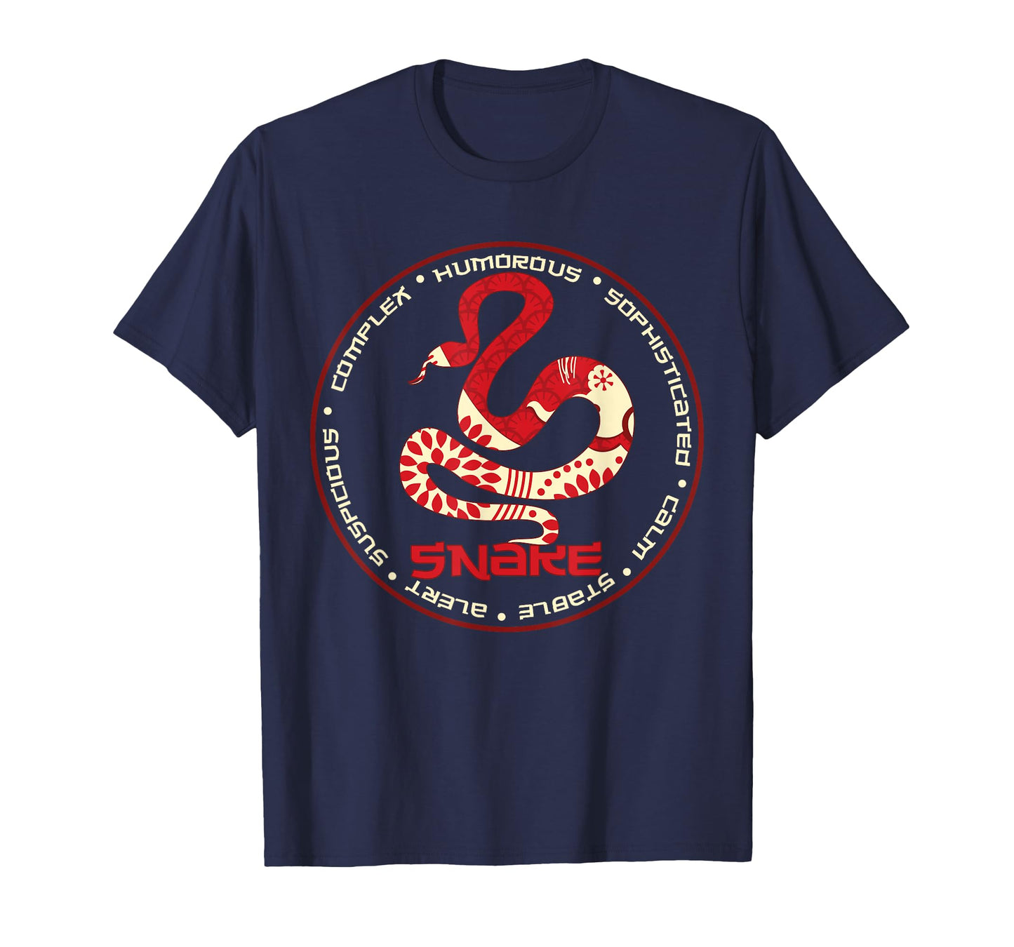 Chinese Zodiac Year of the Snake Astrology Horoscope T-Shirt